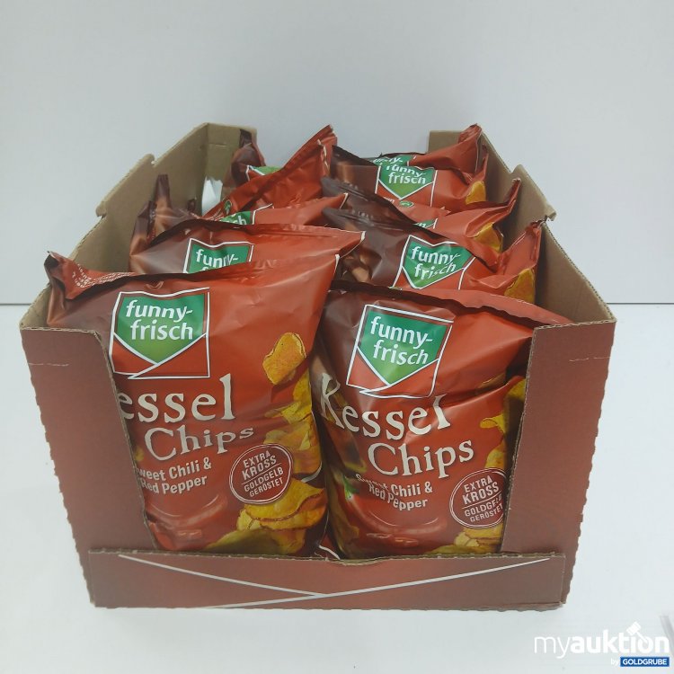 Artikel Nr. 906446 Artikel Nr. 906446: Funny Frisch Kessel Chips 10x120g