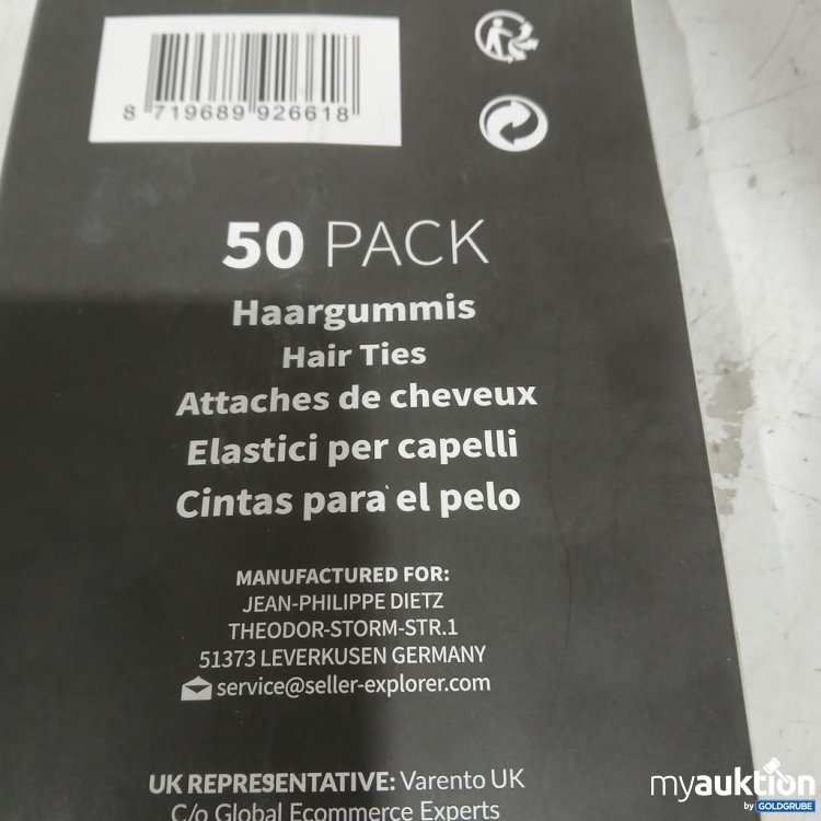 Artikel Nr. 934446 Artikel Nr. 934446: LeBrüke Haarbänder 50 Pack