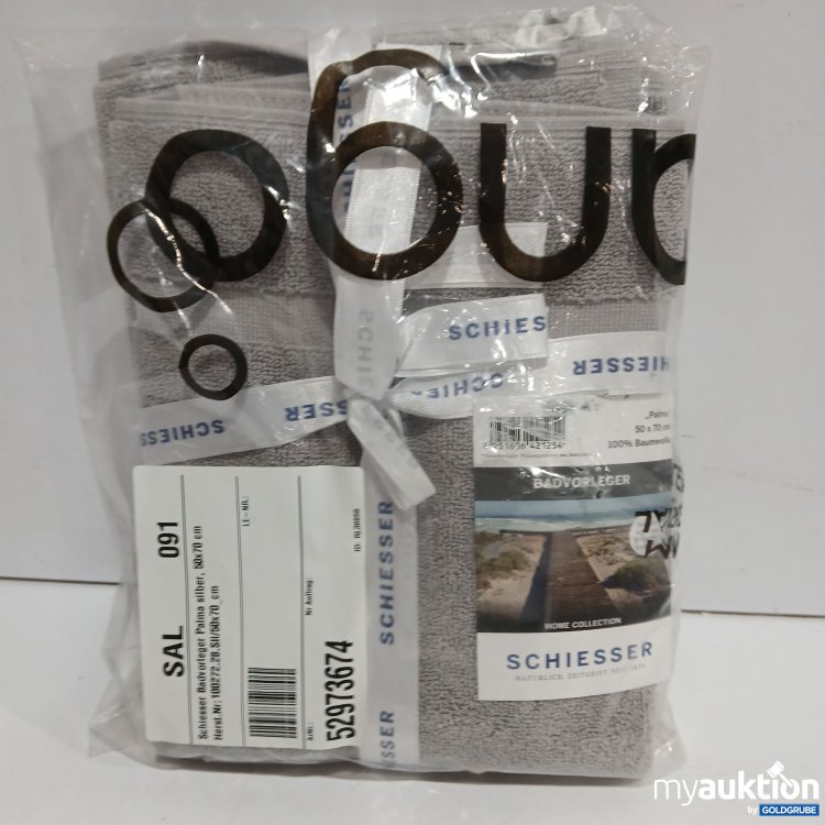 Artikel Nr. 954446: SCHIESSER Badvorleger Palma Silber 50x70cm 100272.28.SII