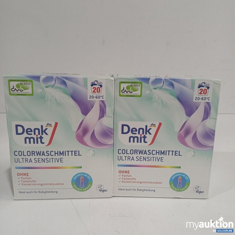 Artikel Nr. 962446: Denk mit Colorwaschmittel Ultra sensitive je 1,35kg 