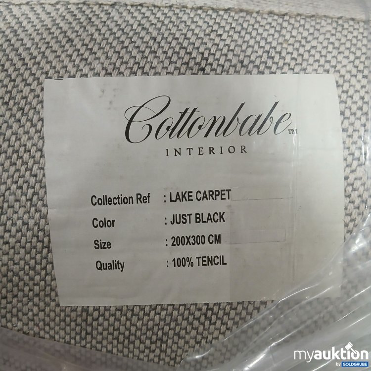 Artikel Nr. 971446 Artikel Nr. 971446: Cottonbabe Lake carpet, 200x300cm black