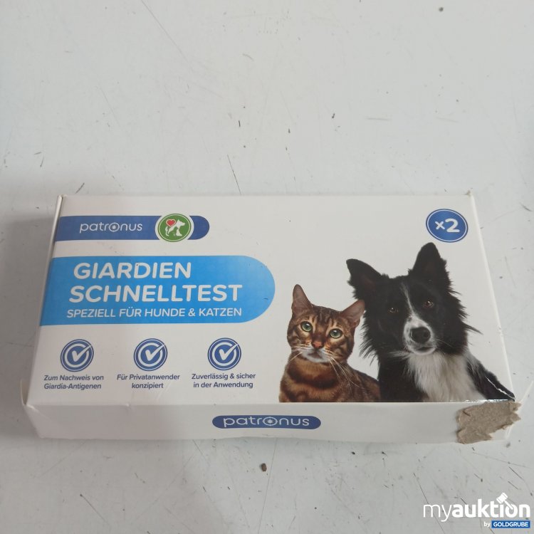 Artikel Nr. 981446 Artikel Nr. 981446: Patronus Giardien Schnelltest für Hunde & Katzen