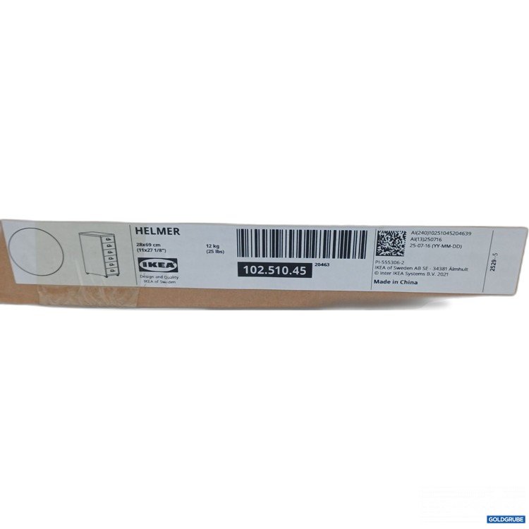 Artikel Nr. 982446 Artikel Nr. 982446: IKEA HELMER Schubladenelement, Weiß , 28x69cm, 102.510.45