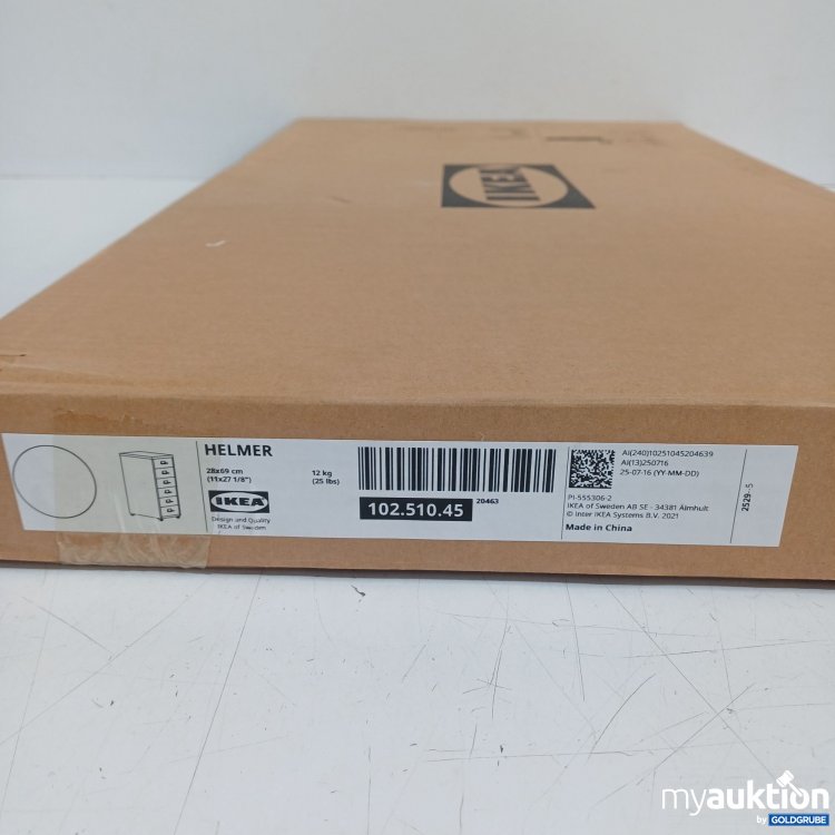 Artikel Nr. 982446 Artikel Nr. 982446: IKEA HELMER Schubladenelement, Weiß , 28x69cm, 102.510.45