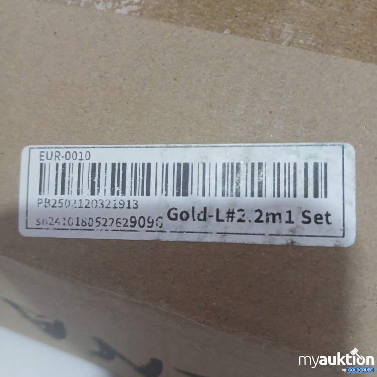 Artikel Nr. 995446: Runder Metallrahmen gold/gelb 2.2m