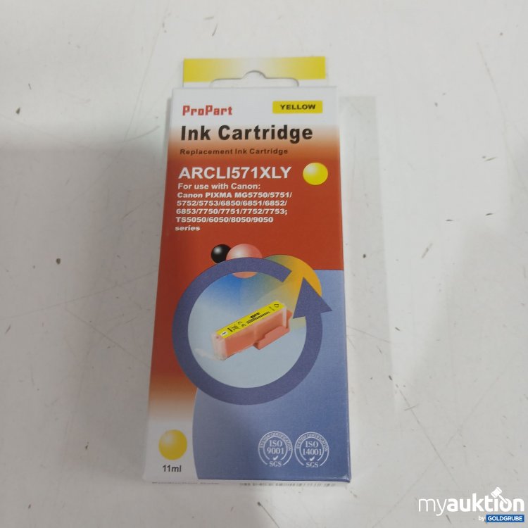 Artikel Nr. 444447 Artikel Nr. 444447: ProPart Ink Cartridge yellow ARCLI571XLY