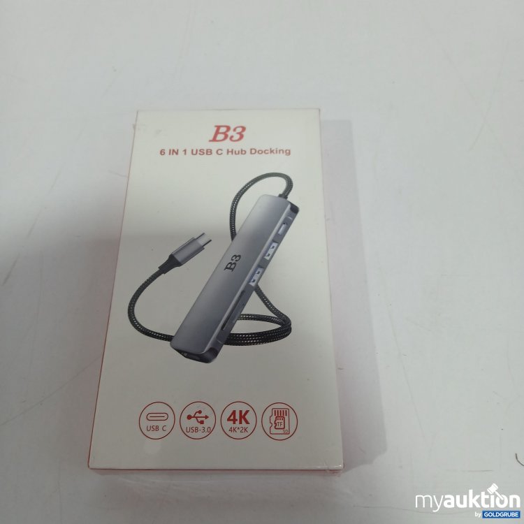 Artikel Nr. 803447 Artikel Nr. 803447: B3 6in1 USB C Hub Docking