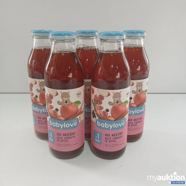 Artikel Nr. 815447: Babylove Bio Nektar Rote Früchte in Apfel 5x500ml