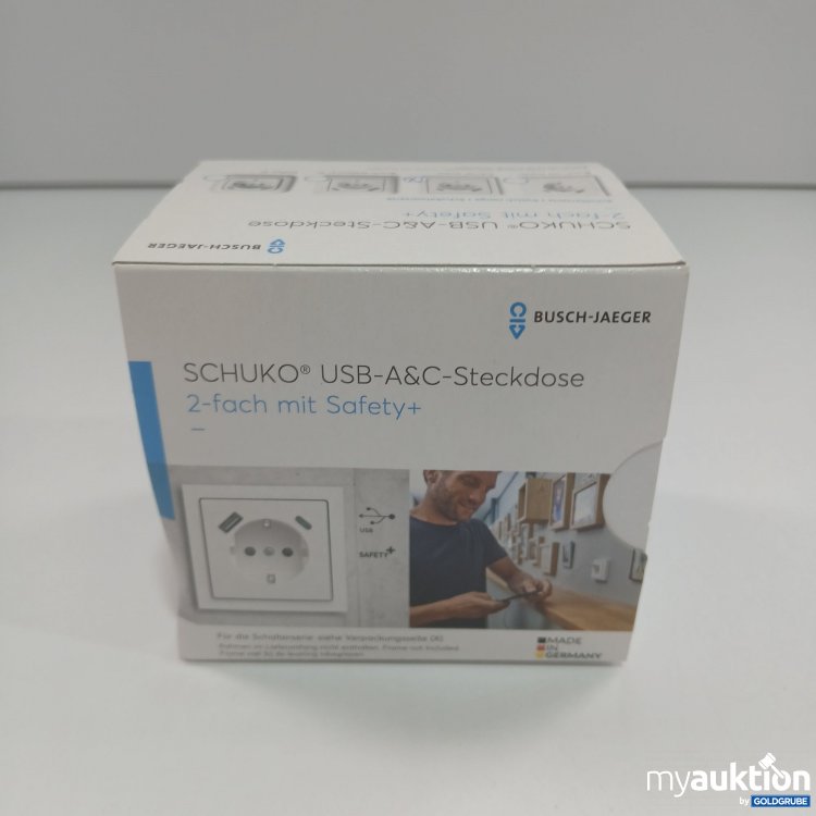 Artikel Nr. 861447 Artikel Nr. 861447: Busch-Jaeger Schuko USB-A&C Steckdose