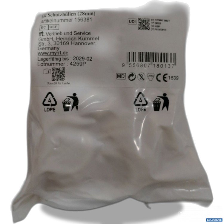 Artikel Nr. 890447: Schutzhüllen 156381 144Stk 28mm