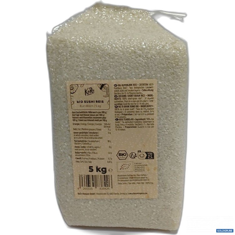 Artikel Nr. 899447: KoRo Bio Sushi Reis Rundkorn 5kg