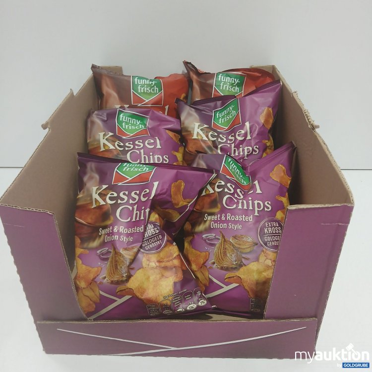 Artikel Nr. 906447 Artikel Nr. 906447: Funny Frisch Kessel Chips 6x120g