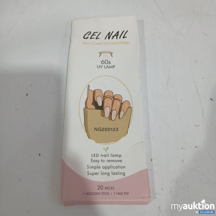 Artikel Nr. 952447: Gel Nail Semi-Cured Gel Nail Wraps 20Pieces 