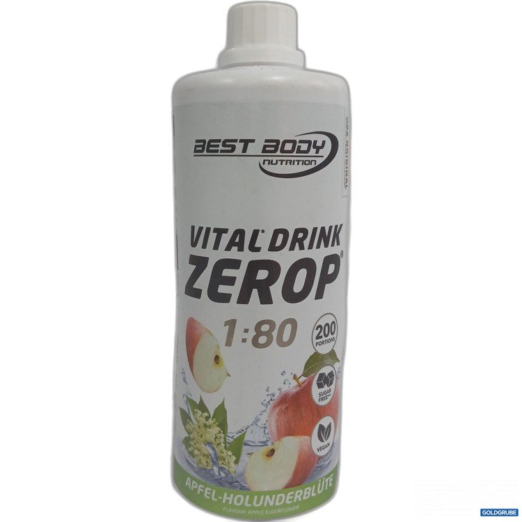 Artikel Nr. 959447: Best Body Vital Drink Zerop 1:80 Apfel-Holunderblüte 1L 
