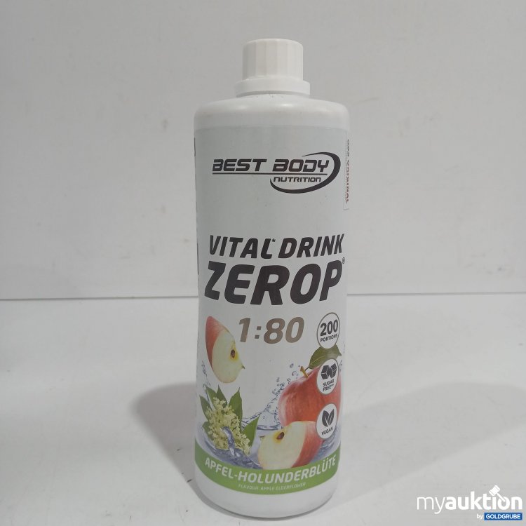 Artikel Nr. 959447: Best Body Vital Drink Zerop 1:80 Apfel-Holunderblüte 1L 