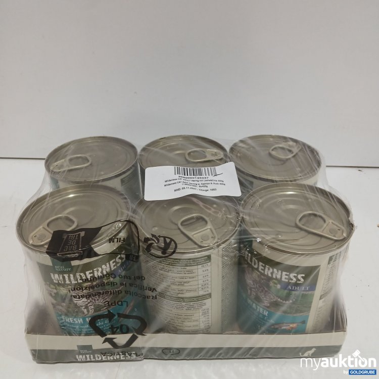 Artikel Nr. 973447: Wilderness CAT Adult Hering mit Lachs und Ente 6x400g 