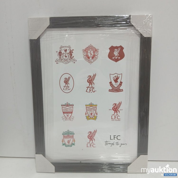 Artikel Nr. 468448 Artikel Nr. 468448: Bilderrahmen mit Liverpool Football Club Logos länge 47cm breite 36cm