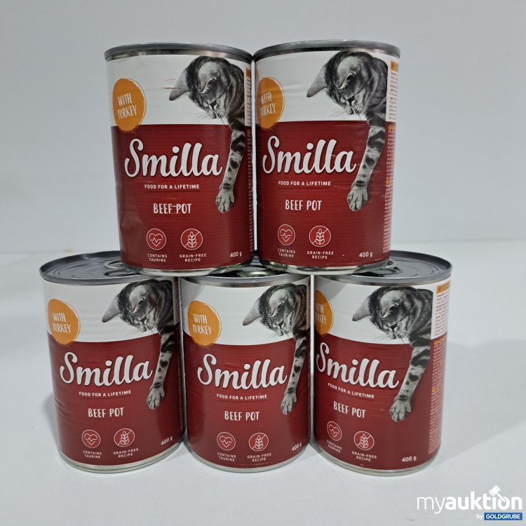 Artikel Nr. 784448 Artikel Nr. 784448: Smilla Katzenfutter Rind/Pute 5x400g