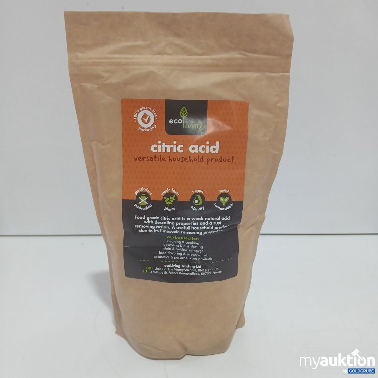 Artikel Nr. 814448 Artikel Nr. 814448: Eco Living Citric Acid 750g
