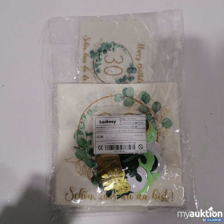 Artikel Nr. 895448 Artikel Nr. 895448: Geburtstagsset 30