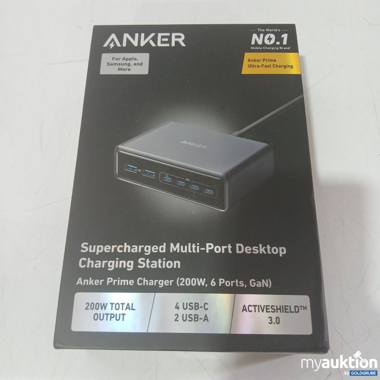 Artikel Nr. 995448 Artikel Nr. 995448: Anker Supercharged Multi-Port Desktop Charging Station A2683341