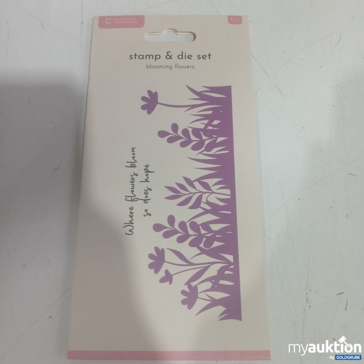 Artikel Nr. 996448: Crafter's Companion stamp & die set blooming flowers 2Pcs 