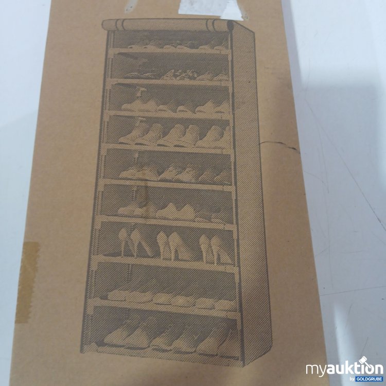 Artikel Nr. 446449: Grauer Schuh-Schrank 