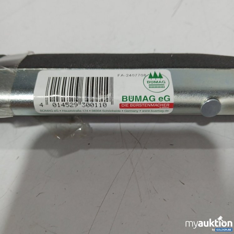Artikel Nr. 448449 Artikel Nr. 448449: BÜMAG Wasserschieber Metall mit Stiel 130 cm & Gummilippe 45