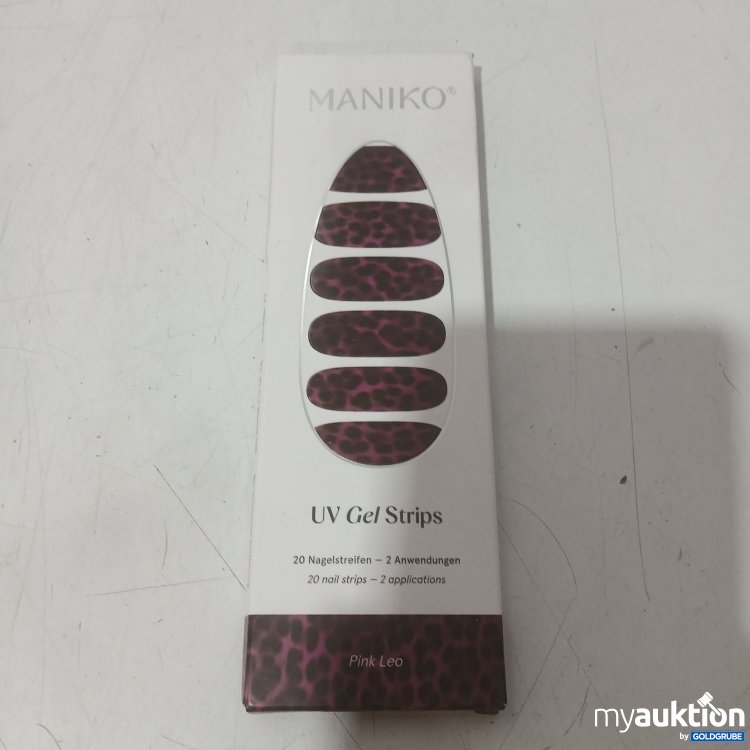 Artikel Nr. 469449: MANIKO UV Gel Strips 20 Nagelstreifen Pink Leo