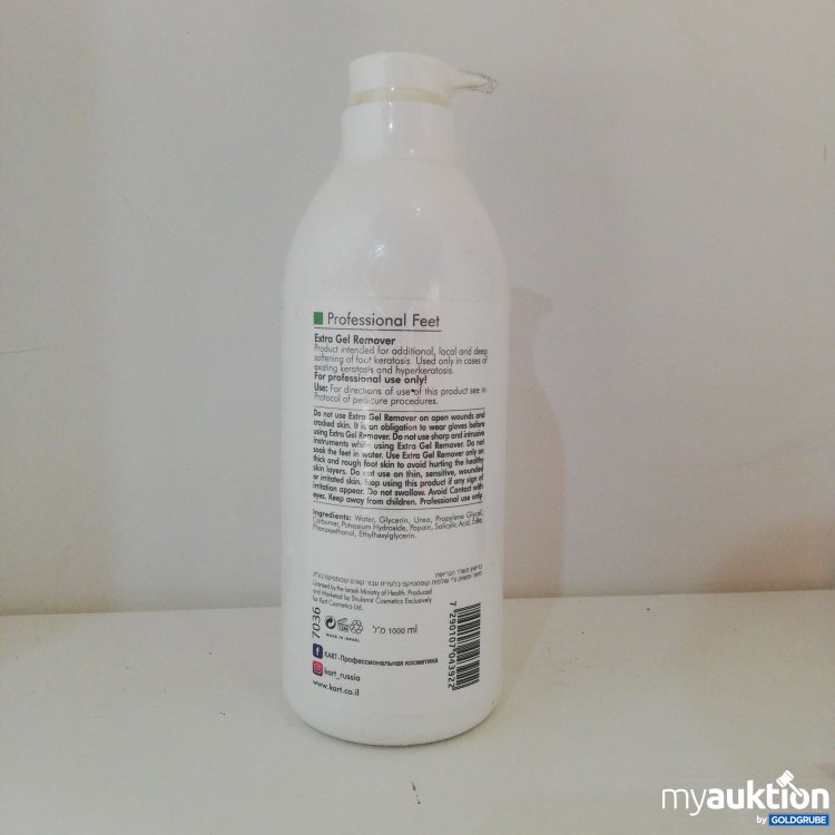Artikel Nr. 745449 Artikel Nr. 745449: Kart Extra Gel Remover Professional Feet 1000ml