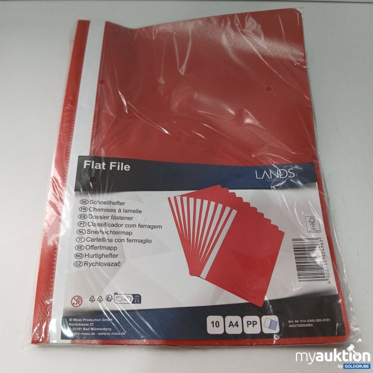 Artikel Nr. 840449: Lands A4 PP Schnellhefter 10stk 