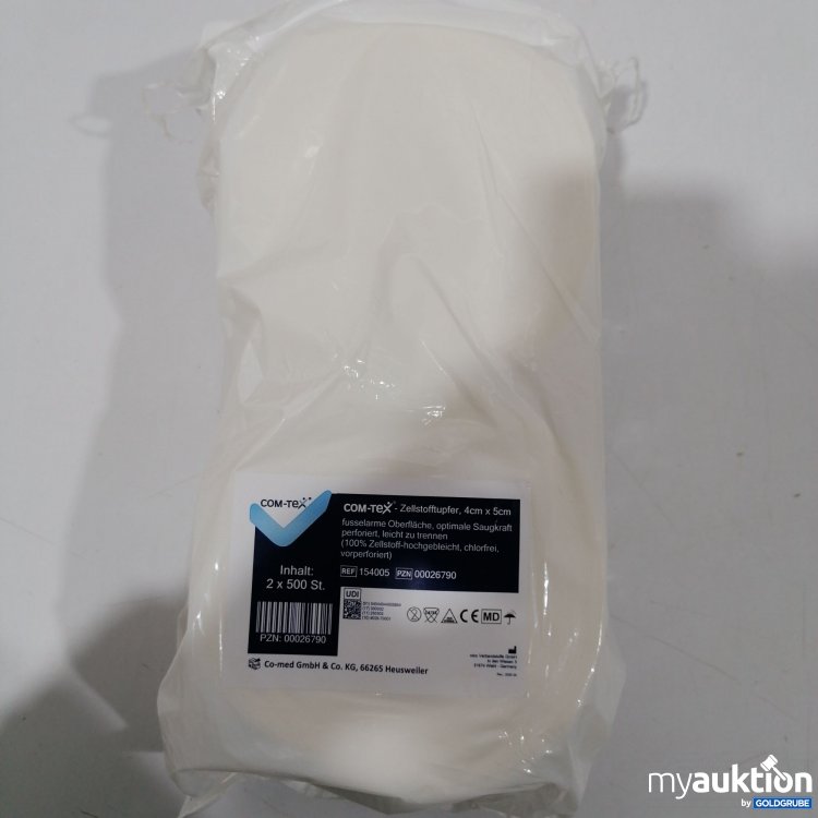 Artikel Nr. 890449: Com-Tex Zellstofftupfer 4x5cm 1000Stk