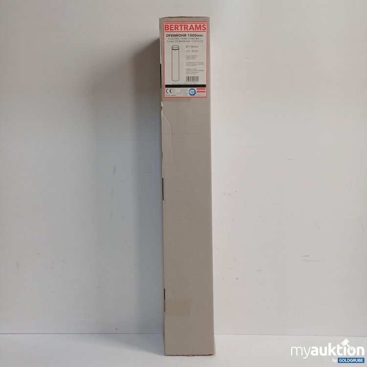 Artikel Nr. 982449 Artikel Nr. 982449: Bertrams Ofenrohr, Ø: 130mm, L:1000mm, Schwarz