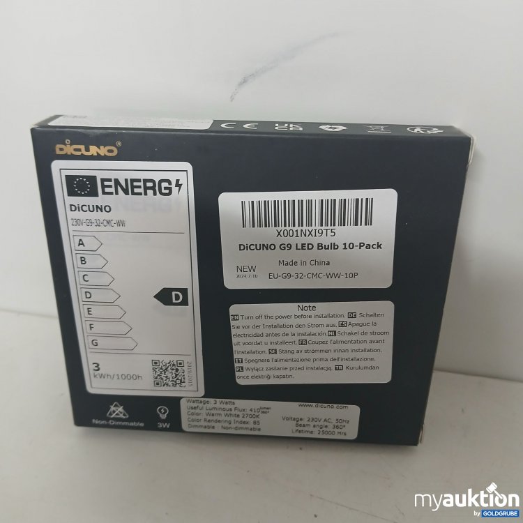 Artikel Nr. 399450: Dicuno LED Lampen 10 Stück 