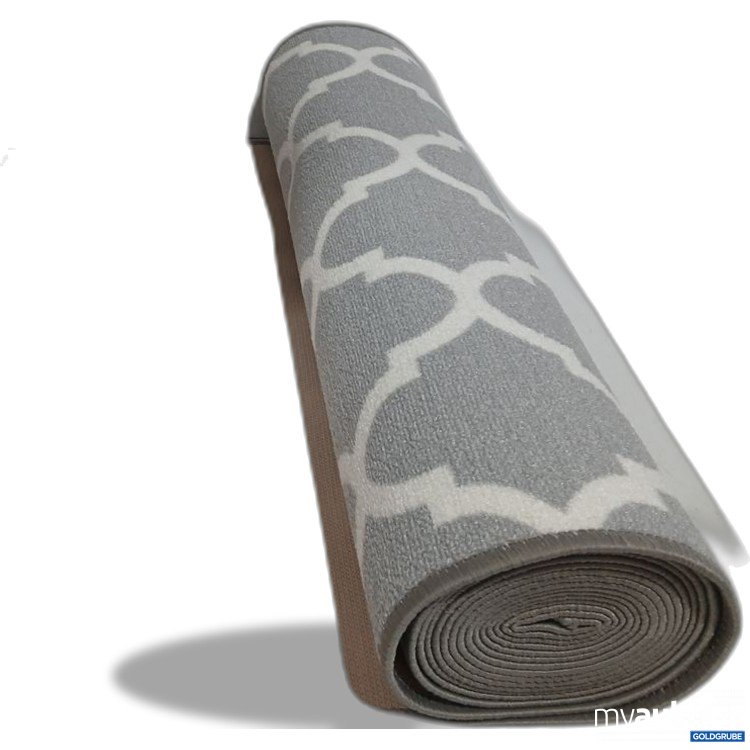 Artikel Nr. 442450: Teppich Grau mit Muster Breite ca. 80cm