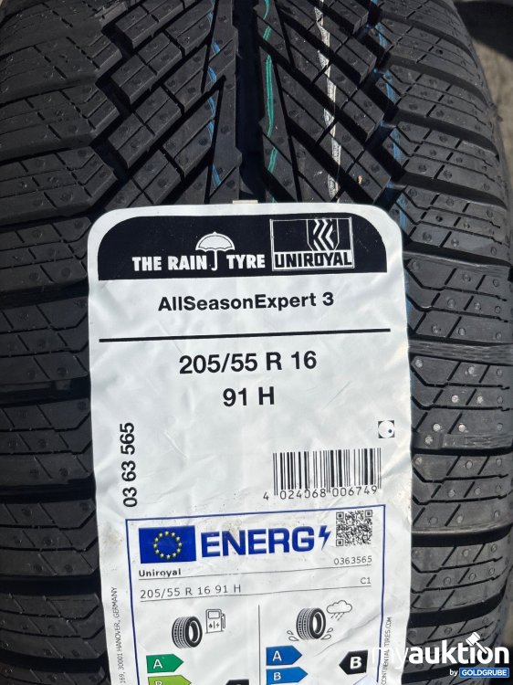 Artikel Nr. 445450 Artikel Nr. 445450: Uniroyal Reifen 205/55 R16 91 H