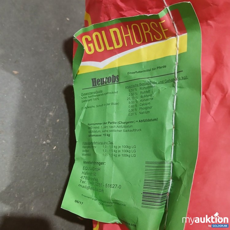 Artikel Nr. 470450: Goldhorse Heucobs Pferdefutter 15 kg