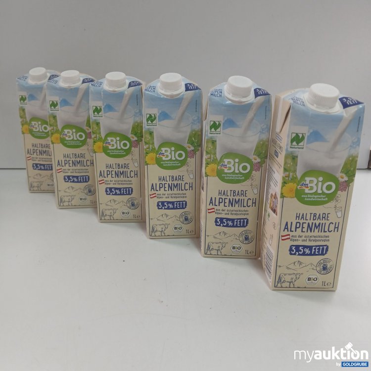 Artikel Nr. 815450: Bio Haltbare Alpenmilch 6x1l