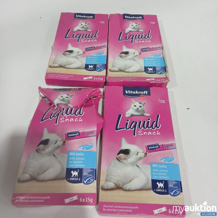 Artikel Nr. 816450 Artikel Nr. 816450: Vitakraft Liquid Snack mit Lachs je 6x15g