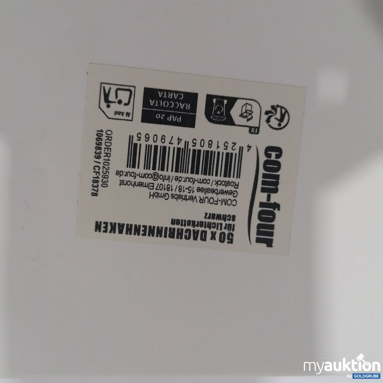 Artikel Nr. 895450 Artikel Nr. 895450: Comfour Dachrinnenhakenfür Lichterkette 50Stk