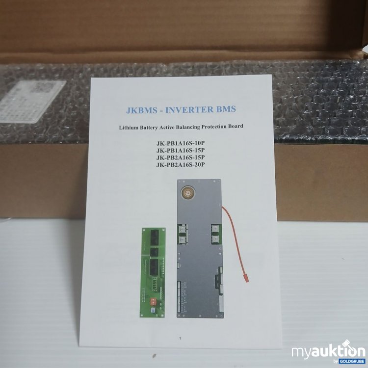 Artikel Nr. 922450: JKBM Inverter BMS Lithium Battery Active Balancing Protection Board
