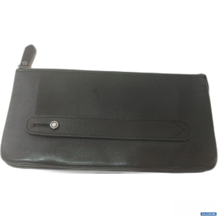 Artikel Nr. 939450 Artikel Nr. 939450: Diverse Schwarze Geldbörse aus Leder mit Reißverschluss ca 24x13cm