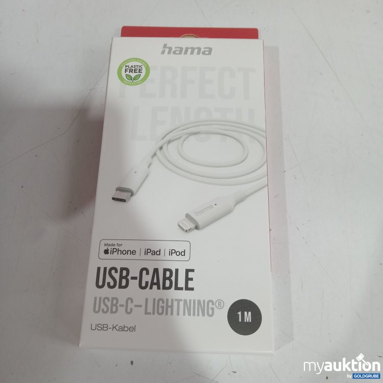 Artikel Nr. 977450: Hama USB-Cable USB-C to Lightning 1m 