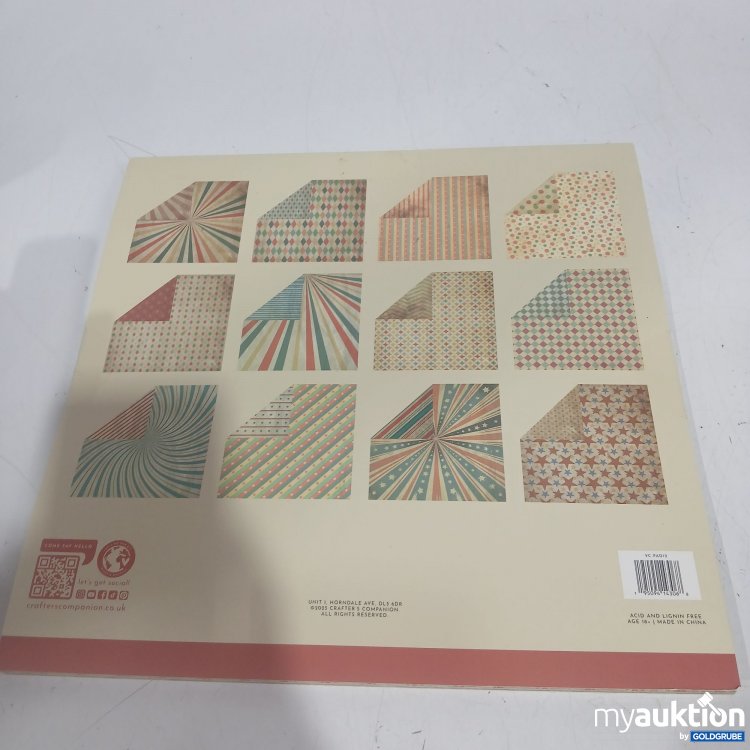 Artikel Nr. 996450: Crafter's Companion Vintage Carnival paper pad 24sheets 