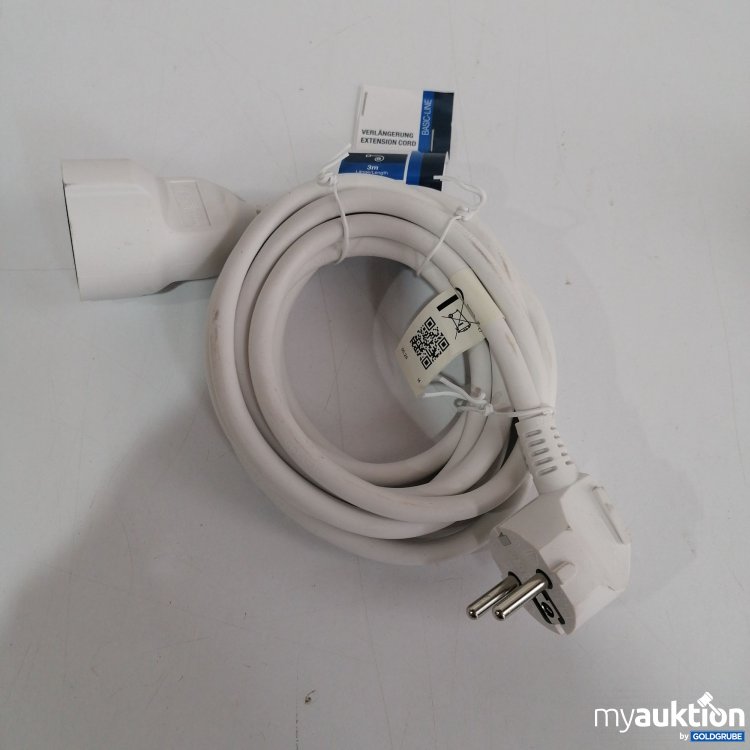 Artikel Nr. 832451 Artikel Nr. 832451: Verlängerung Extension Cord H05VV-F 3G1. 5mm, 3m