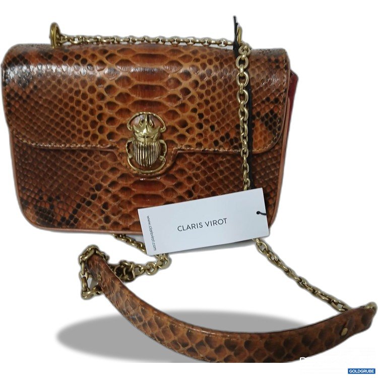 Artikel Nr. 918451 Artikel Nr. 918451: CLARIS VIROT Python Bag Ava Moka Medium