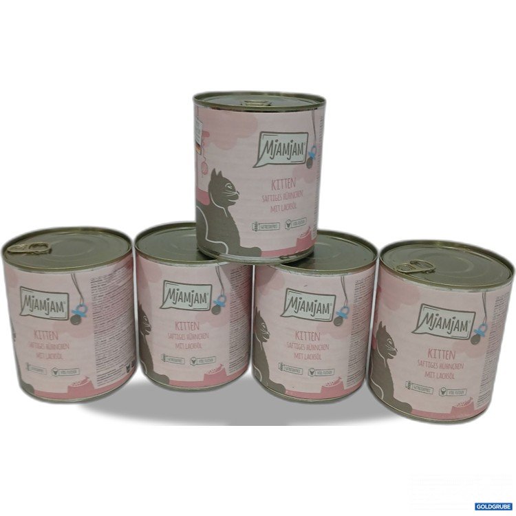 Artikel Nr. 961451 Artikel Nr. 961451: Mjamjam Kitten Saftiges Hünchen mit Lachsöl 5x800g