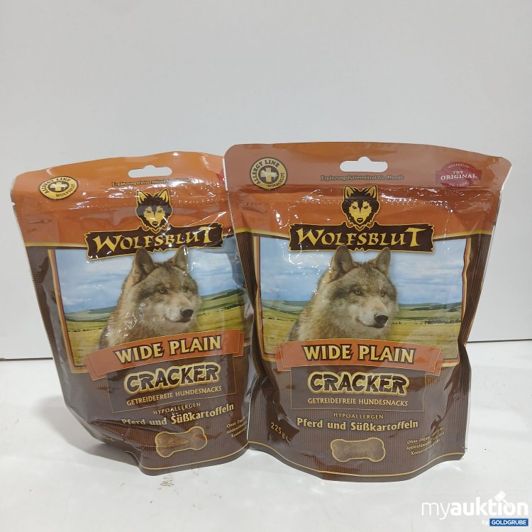 Artikel Nr. 973451: Wolfsblut Wide Plain Cracker Pferd und Süßkartoffeln 2x225g 