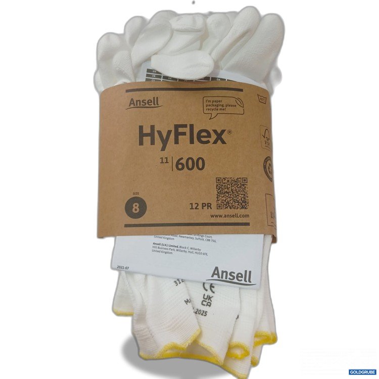 Artikel Nr. 993451: Ansell HyFlex 11-600 Arbeitshandschuhe Gr 8 12Paar