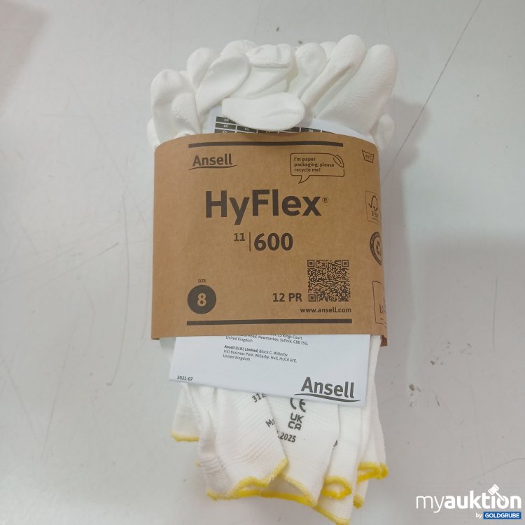 Artikel Nr. 993451: Ansell HyFlex 11-600 Arbeitshandschuhe Gr 8 12Paar